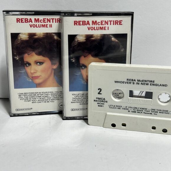 Other - Set of 3 Reba McEntire Whoever's in New England Cassette Tapes Country